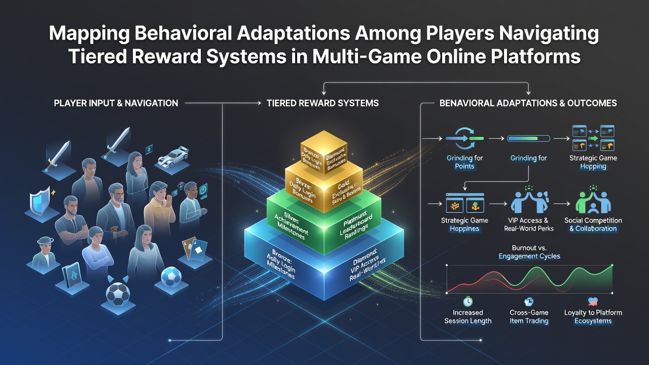 Dashboard view of tier progression metrics and behavioral heatmaps from multi-game loyalty platforms