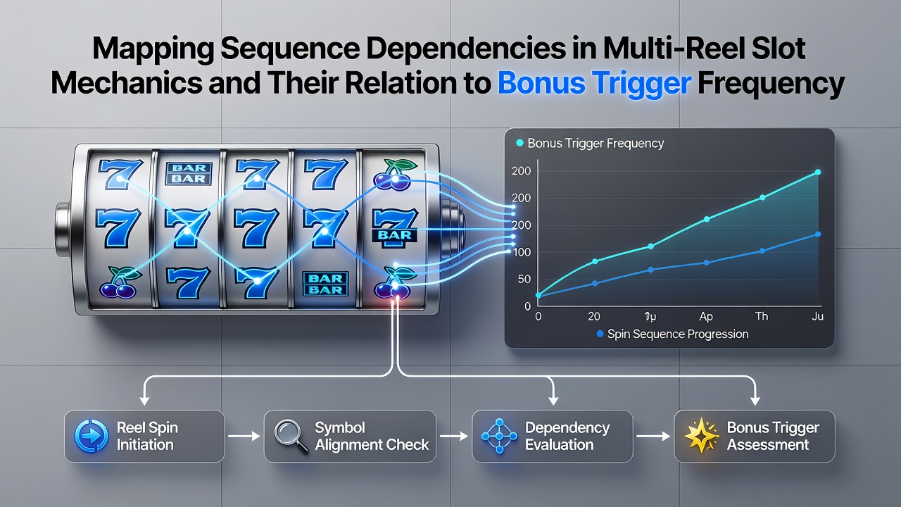 Chart displaying bonus trigger frequency distributions mapped against reel sequence offsets in multi-reel configurations