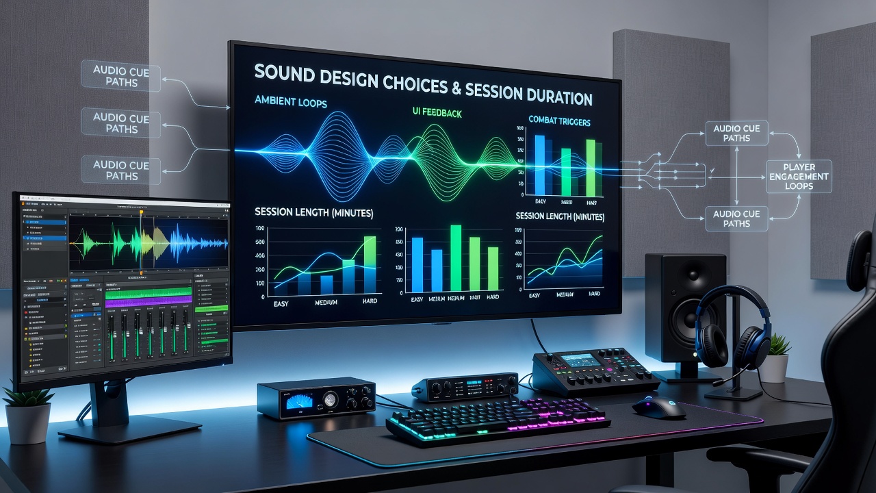 Close-up view of digital reel interface displaying audio waveform overlays during active gameplay